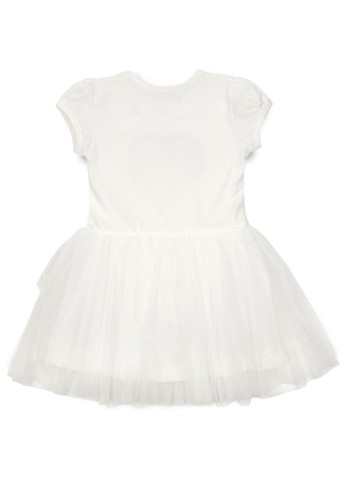 Комбинированное платье с сердцем (14104-116g-cream) Breeze (251326426)