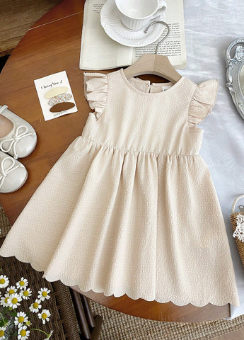 Кремова сукня SHEIN (367435916)