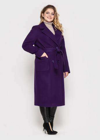 Фиолетовое демисезонное Пальто Muar Виола фиолетовый 0355 Vlavi
