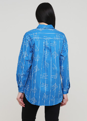 Синяя демисезонная блуза New Collection