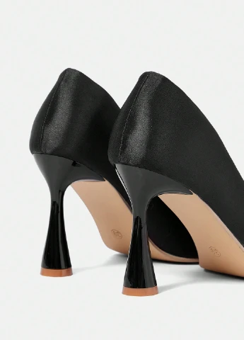 SHEIN Туфли лодочки черный з текстиль, китай — демисезон (332111155)