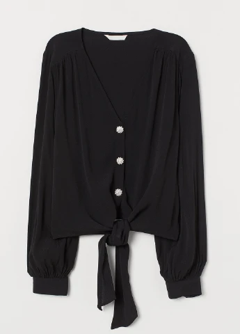 Чорна блуза H&M