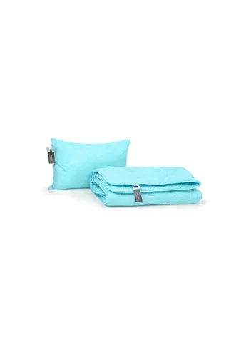 Ковдра Набір шовковий №1688 Eco Light Blue Ковдра 140х205+ подушка (2200002656863) Mirson (254077870)