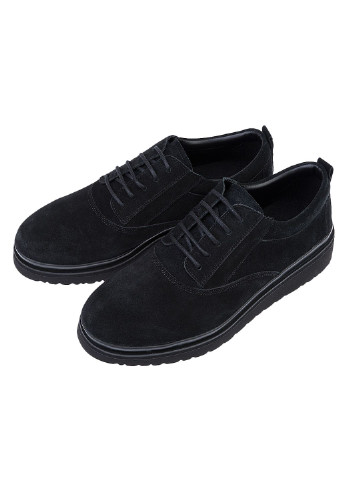 черные мужские итальянские туфли Emporio Armani