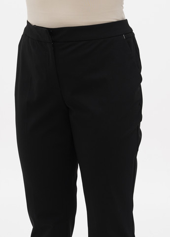 Черные кэжуал демисезонные классические брюки Comma