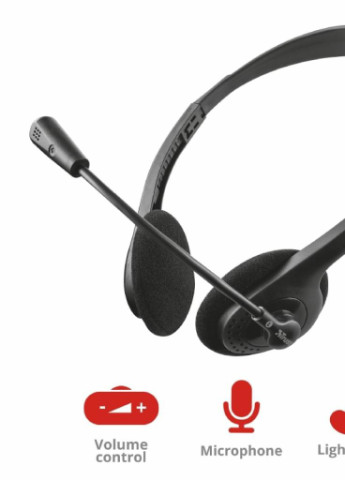 Наушники Primo Chat 3.5mm BLACK (21665) Trust (207376774)