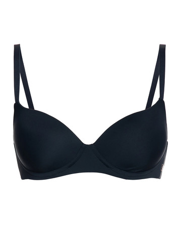Темно-синій бюстгальтер Emporio Armani без кісточок поліамід