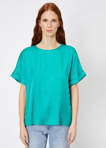 Бирюзовая блуза KOTON
