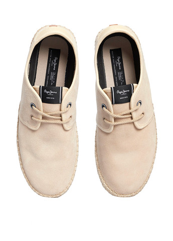 бежеві еспадрільї Pepe Jeans однотонний (307149261)