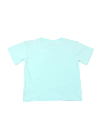 Блакитна літня футболка soft gallery