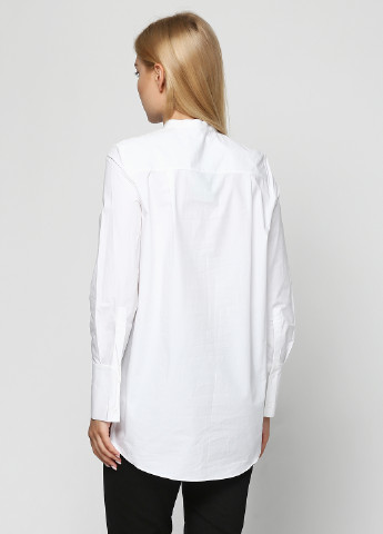 Белая кэжуал рубашка однотонная Cos