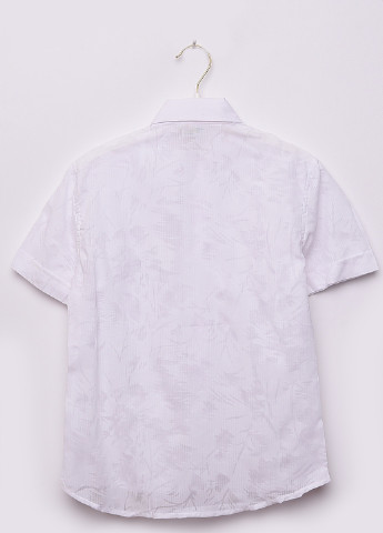 Белая классическая рубашка однотонная Let's Shop
