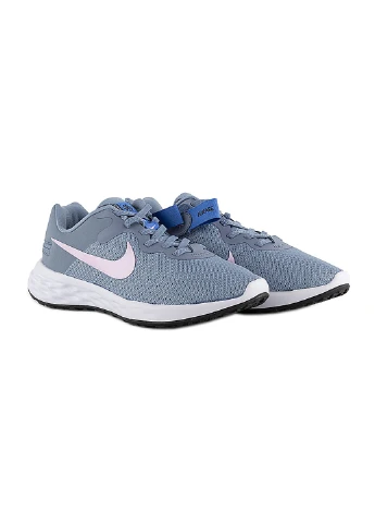 Кросівки W REVOLUTION 6 FLYEASE NN WD Nike блакитні демісезони (254669690)