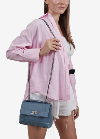 Сумка женская кожаная на цепочке кросс-боди маленькая Сrossbody Nappa Regina Notte (253779281)