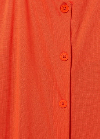 Оранжевое кэжуал платье а-силуэт Weekday однотонное