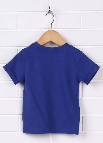Темно-синяя летняя футболка с коротким рукавом Mothercare