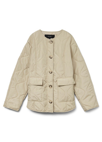 Светло-бежевая демисезонная куртка куртка-лайнер Vero Moda