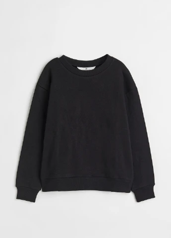 H&M світшот фліс,чорний, divided чорний