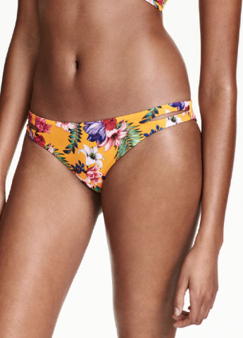 Желтые купальные трусики однотонные H&M