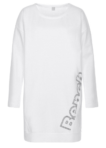 Белое кэжуал платье платье-свитшот Bench с надписью