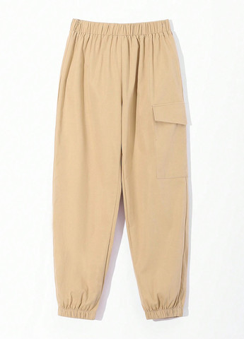 Комбинированные кэжуал демисезонные брюки джоггеры, карго SHEIN