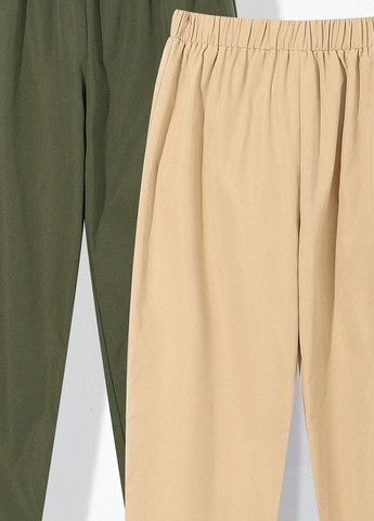 Комбинированные кэжуал демисезонные брюки джоггеры, карго SHEIN