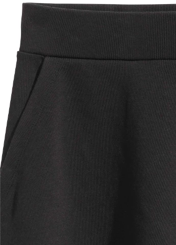 Черная кэжуал юбка H&M