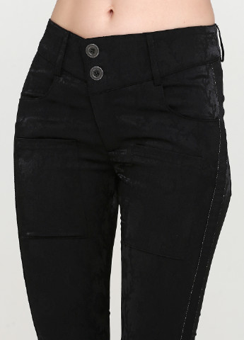 Черно-белые кэжуал демисезонные зауженные брюки NU DENMARK