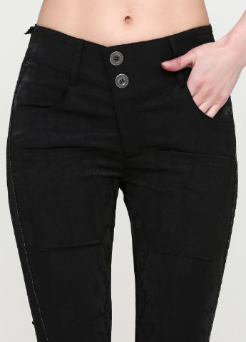 Черно-белые кэжуал демисезонные зауженные брюки NU DENMARK