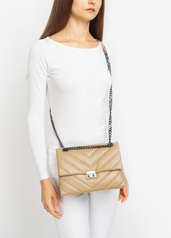 Сумка женская кожаная на цепочках кросс-боди средняя Сrossbody Nappa Regina Notte (250464712)