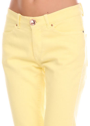Желтые кэжуал летние брюки Designers Remix