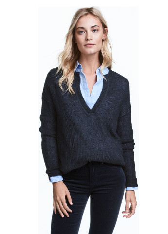 Синій демісезонний пуловер пуловер H&M