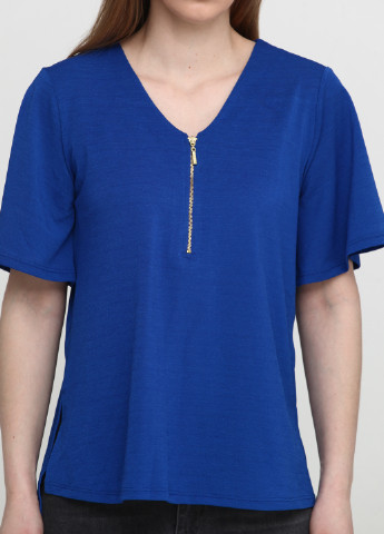 Синяя летняя блуза Madoc
