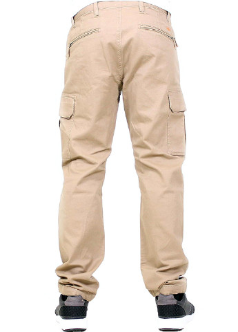 Бежевые кэжуал демисезонные со средней талией брюки Dockers