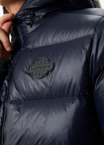 Темно-синя демісезонна куртка Lacoste
