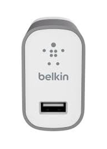 Сетевое ЗУ Belkin usb mixit premium (usb 2.4amp), gray (f8m731vfgry) (137882384)