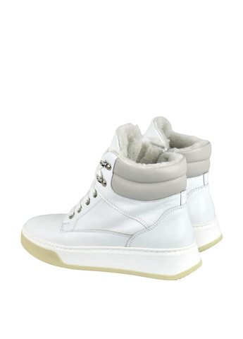 Зимние ботинки сникерсы Blizzarini с белой подошвой