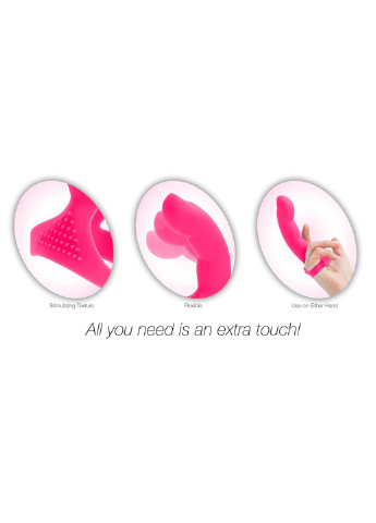 Насадка на палец Simple&True Extra Touch Finger Dong Pink PowerBullet (254151750)