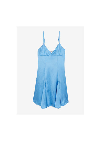 Морской волны кэжуал платье клеш Jennyfer однотонное