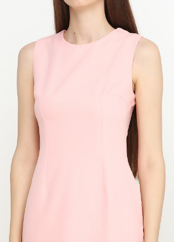 Светло-розовое кэжуал платье Gator однотонное