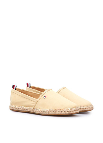 Бежеві еспадрільї Tommy Hilfiger однотонний логотип, вишивка, джут (307091487)
