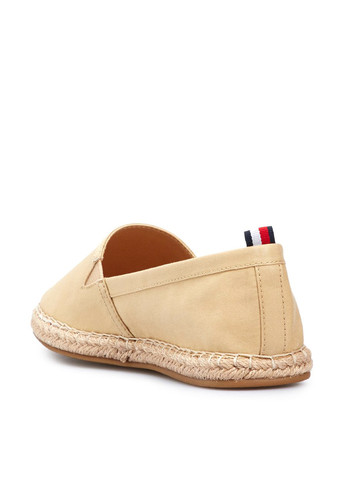 Бежеві еспадрільї Tommy Hilfiger однотонний логотип, вишивка, джут (307091487)