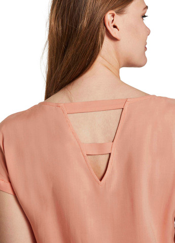 Персиковая летняя блуза Tom Tailor