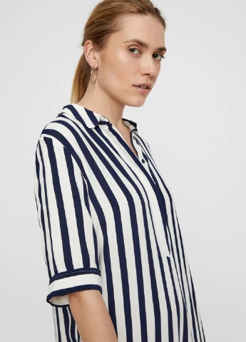 Комбінована кежуал сукня Vero Moda в смужку