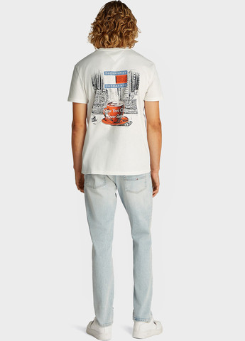 Біла футболка Tommy Jeans