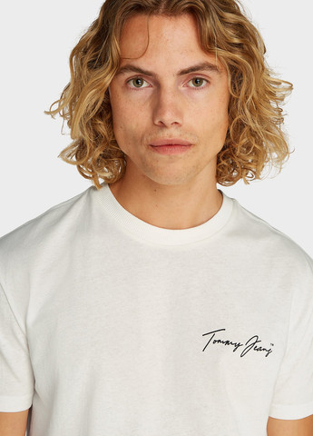 Біла футболка Tommy Jeans