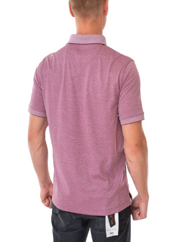 Бордовая футболка-поло для мужчин Commander меланжевая