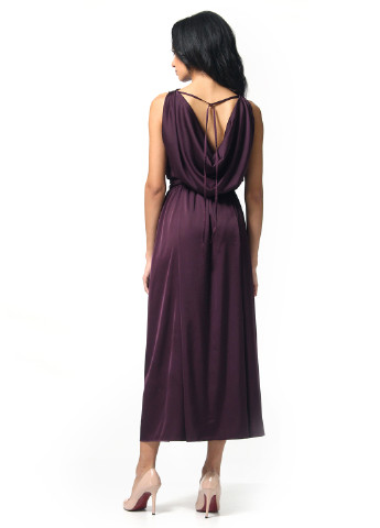Фіолетова кежуал сукня, сукня кльош FEM однотонна