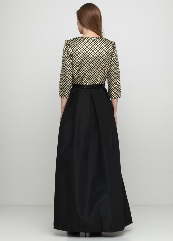 Чорна вечірня сукня Imperial з геометричним візерунком