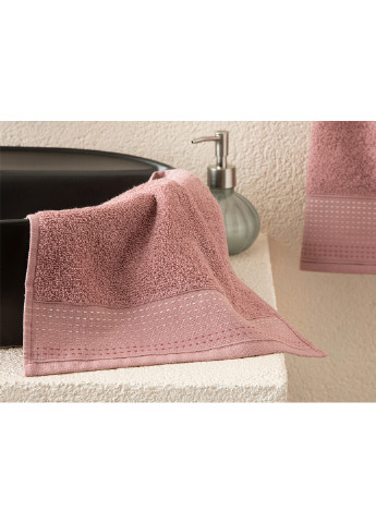 English Home полотенце, 30х40 см однотонный розовый производство - Турция